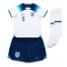 England John Stones #5 Hjemmebanesæt Børn VM 2022 Kortærmet (+ Korte bukser)